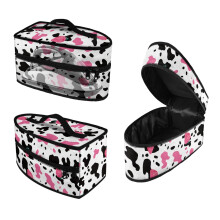 Housse de rangement pour fer Ă repasser vapeur Ă motif vache et fraise, 30 x 17 x 14 cm, polyester, housse uniquement