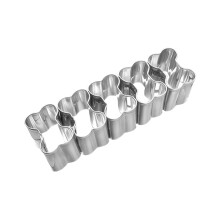 Machine à découper les os en forme d'os pour pâtes antiadhésives, en acier inoxydable, idéale pour la cuisson et la découpe.
