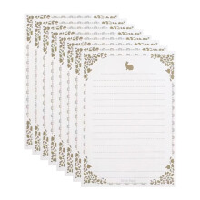 Vintage Design Stationery Set – Retro Letter Writing Paper, Stamping Paper, Love Letter Paper, Compatible with All Pens