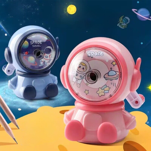 Ξύστρα Astronaut Design με δύο ρυθμίσεις ταχύτητας, ξύστρα χειροκίνητης τροφοδοσίας με