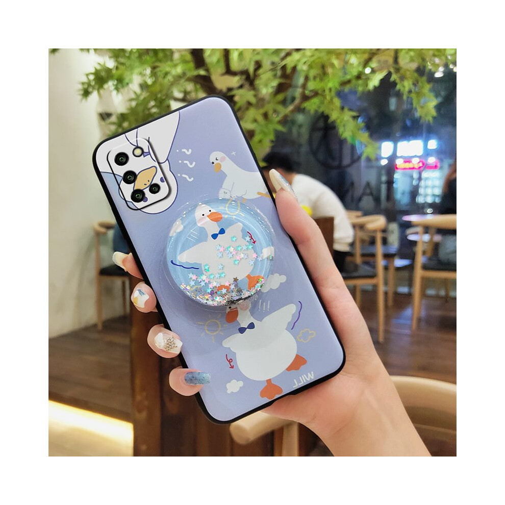 Phone Case For Samsung Galaxy A03s/Sm-A037g – Skin-Felt Silicone, Anti-Knock, Waterproof, Rotatable Kickstand, Dirt-Resistant, Soft Tpu 9065194301853