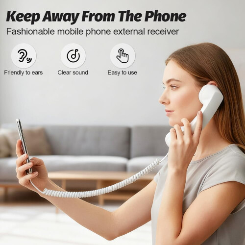 Retro Phone Handset Type-C for iPhone and Android 1