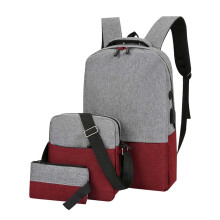 Rucsac de călătorie casual, set de 3 piese, rucsac pentru studenți cu capacitate mare, compatibil cu școala și utilizarea în aer liber, geantă