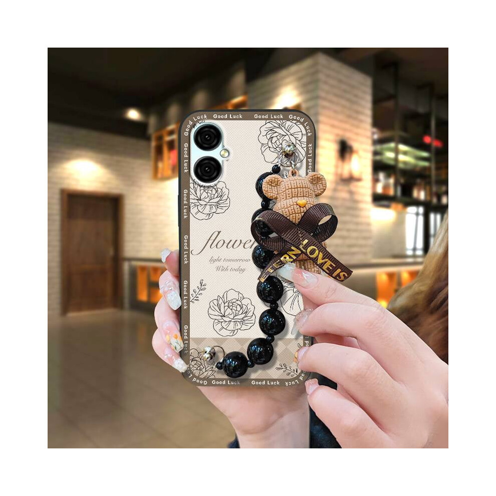 Blu G53 Phone Case – Anti-Knock, Dirt-Resistant, Waterproof Silicone Case With Bear Pendant, Skin-Friendly & Cute Design 9027700103313