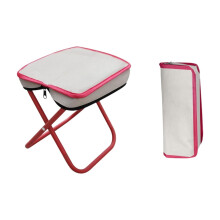 Sgabello da campeggio, sgabello pieghevole portatile con borsa per il trasporto, sgabello da campeggio pieghevole, poggiapiedi da esterno per viaggi,