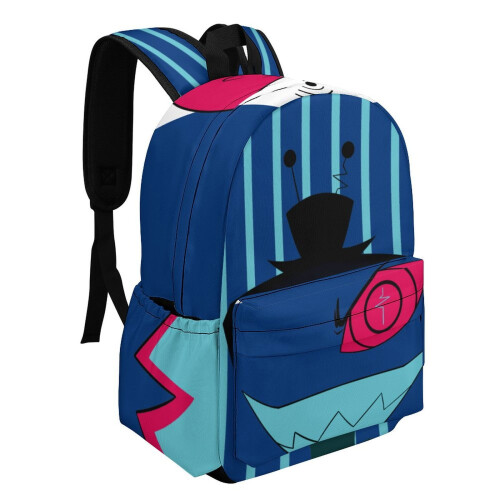 Mochila Anime de 17 polegadas em tecido Oxford com estampa de desenho animado. 1
