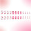 Valentine's Day Press-On Nails Short Square 24 Pcs 8