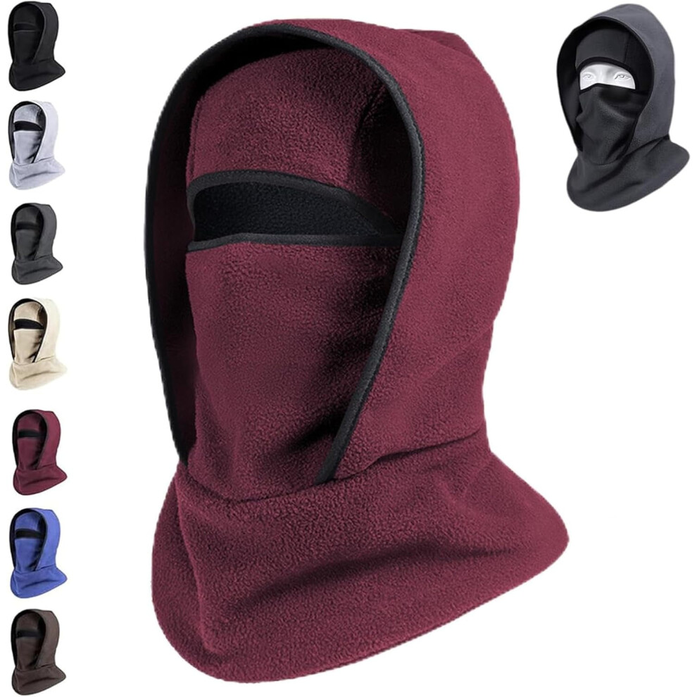 Outdoor Winter Warm Hat Neckband Integrated Cycling Mask Windproof Balaclava For Skiing Hiking 9087558490645