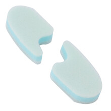 ACOUTO Breatheable Foam Toe Spacers Washable Reusable Sponge Toe Separators Blue,Overlapping Toe Spacers,Toe Separator