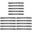 15Pcs Black Loose-Leaf Book Hinges for DIY Notebook Decoration 1