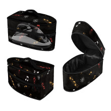 Snowflake Musical Note Steamer Case Polyester Lightweight