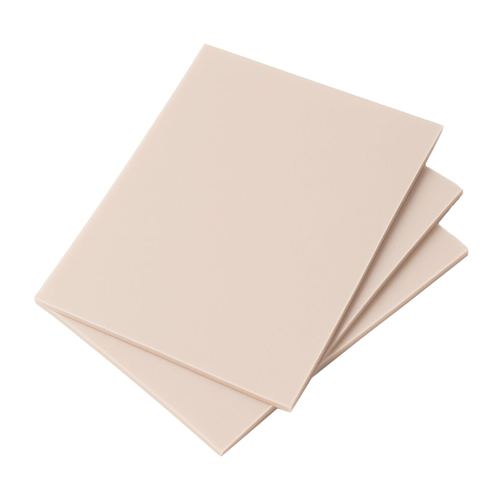 Blank Tattoo Practice Skin, 19x14cm, Double-Sided Fake Skin for Tattoo & Microblading â Compatible with All Machines