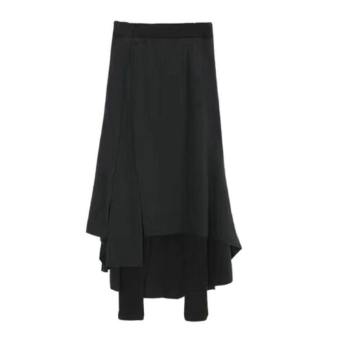 Women's fleece skort black XL