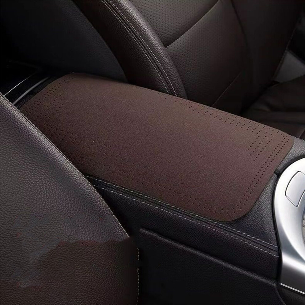 Universal Car Armrest Pad With Elbow Support, Breathable Non-Slip Cover, Durable Leather, Compatible With Most Vehicles 9065194303574