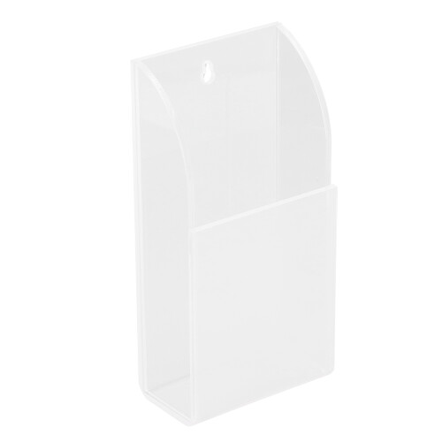 Easy Install Mounting Options, Multi-compartment Design for Clear Remote Control Holder, Facilitates Quick Item Location (Transparent) 2