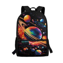 Rucsac Universe Planet pentru copii, fete și băieți, vârste 6-13 ani, preșcolari până la ciclul primar, bretele reglabile