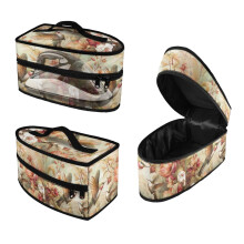 Lightweight Travel Steamer Carrying Case with Zipper Closure Lightweight Steamer Organizer Hummingbird Floral Pattern Valentine's Day, Bag Only