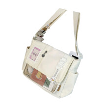 Štýlová nylonová crossbody taška s japonskou školskou tematikou pre milovníkov anime, veľkokapacitná taška cez rameno na rôzne
