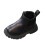Botas infantis, botas de couro, botas curtas, botas simples da moda britânica 3