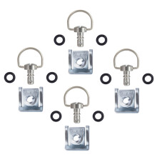 Quick Releases 1/4 D-Rings Turn Race Fairing Fastener for Motorcycle 14mm 19mm D-Rings Turn Clip Fastener
