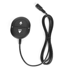 Oval 2-knaps sidehåndbetjening til lænestole, original producentdel med følsomme knapper og 5-benet stik, nem opgradering til elektriske