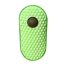 Self Grooming Tool with Catnip, Wall Corner Scratcher, Cat Scratching Brush, Catnip Toys for Indoor Cats, Massage Brush for Cats Kittens(1pc)