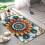 3D Flower62Αντιολισθητικό χαλί μπάνιου με αφρό μνήμης: Απορροφητικό, στεγνώνει 6