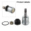 Lower Ball Joint for Quad Scooter 12mm Metal 6