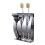 Toothbrush Holder Set Stainless Steel Space-saving 4