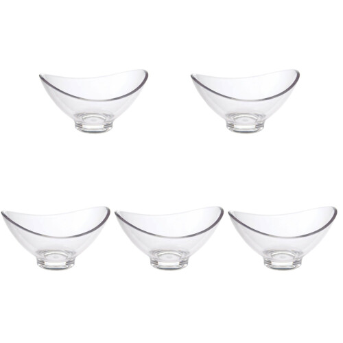 5Pièces Bols Maison Clairs Pour Salade, Dessert Service Polyvalent