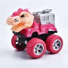 Dinosaur Excavator Toy, Press & Go Construction Vehicle with Movable Parts, Battery-Free Learning Car Gift for Toddlers 3+ Years Old