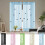Sheer Curtains Solid Color 40x51 Inch Butterfly Embroidery 1