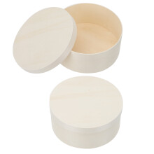 2Pcs Round Box for Cheesecake Wrap with and