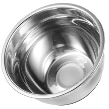 Large Stainless Steel Mixing Bowl Silver Antiskid Base for Kitchen Storage