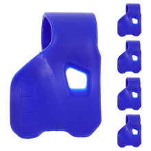 Throttle Cable Clamp for Motorcycle Handlebar 5 pcs Blue