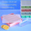 2-pack silikonfrysbrickor med lock, 1-kopps matlagningsform 3