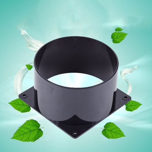 ABS Wall Flange Connector for Ventilation Pipe 75-120 mm 2