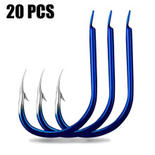 20pcs Super Sharped Forged Fishing Hooks High Carbon Steel Fish Hook Hot J5
