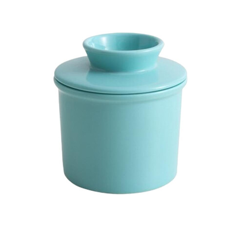 Ceramic Butter Dish 350ml Butter Storage Container Cylindrical Cheese Box Kitchen Accessories