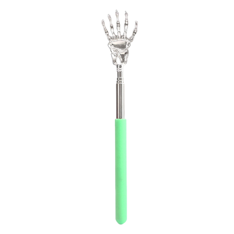 Stainless Steel Back Scratcher Extendable Stainless Steel Ghost Hand Back Scratcher Portable Telescopic Claw Massager Tool Funny Gift for Seniors Dad
