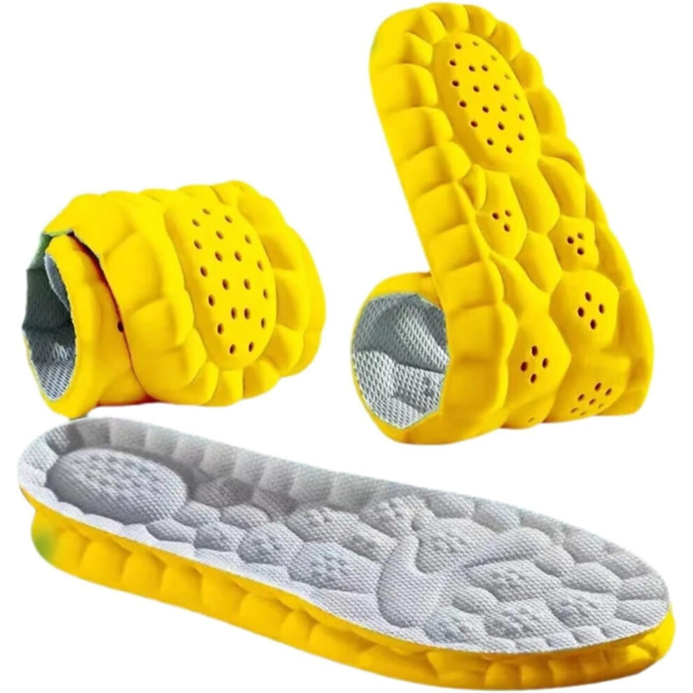 Soft, breathable PU shoe insoles with shock absorption, anti-slip design & trimmable fitâcompatible with most shoes.