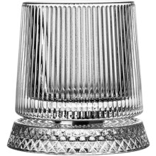 360 Degree Spinning Whiskey Glasses,Revolving Cocktail Glass With Stable Decoupled Base With Stress Relief Function,Suitable For Gift-Giving