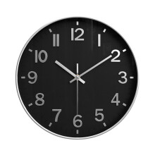 Wall Clocks Battery Operated for Living Room Kitchen 12" Silent Non Ticking Modern Wall Clock for Bedroom Office Decor
