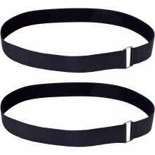 Wheelchair Leg Straps Black 2 pcs 51.2 x 2 inch