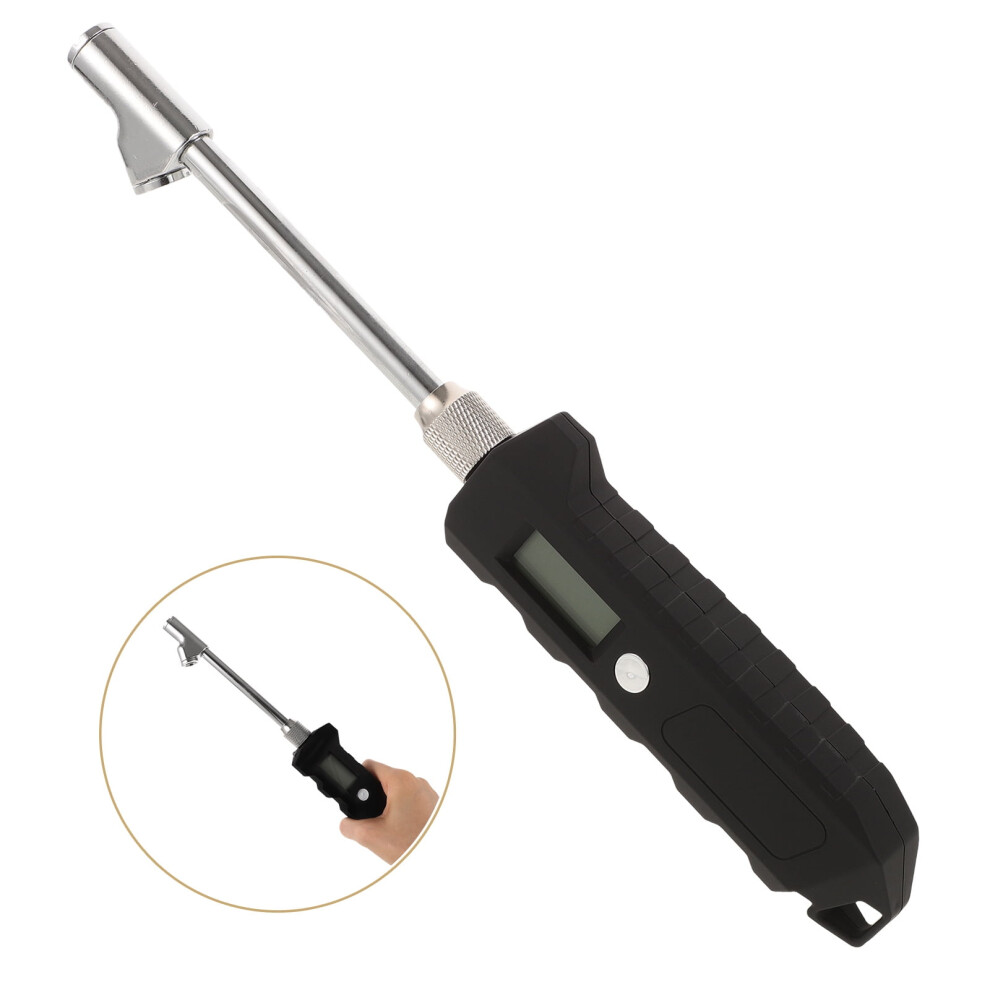 Homemaxs Tire Pressure Gauge For Trucks Heavy Duty Checker Black 9027700565265