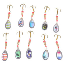 FEAMOS trout fishing spoons lures 10 pcs