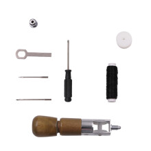 Leather Sewing Awl Repair Stitch Tool, with Waxed Thread DIY Stitching Awl Tool for Inflatables/ Shoes/ Tarps