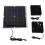 12W 12V Solarmodul-Dual-Lüfter-Kit 2828,5 cm 14