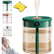 Humidifier, Cool Mist Humidifiers, Humidifier Filter, Air Humidifiers for Bedroom, 2L Desktop Humidifier Say Goodbye to Dryness (retro green)