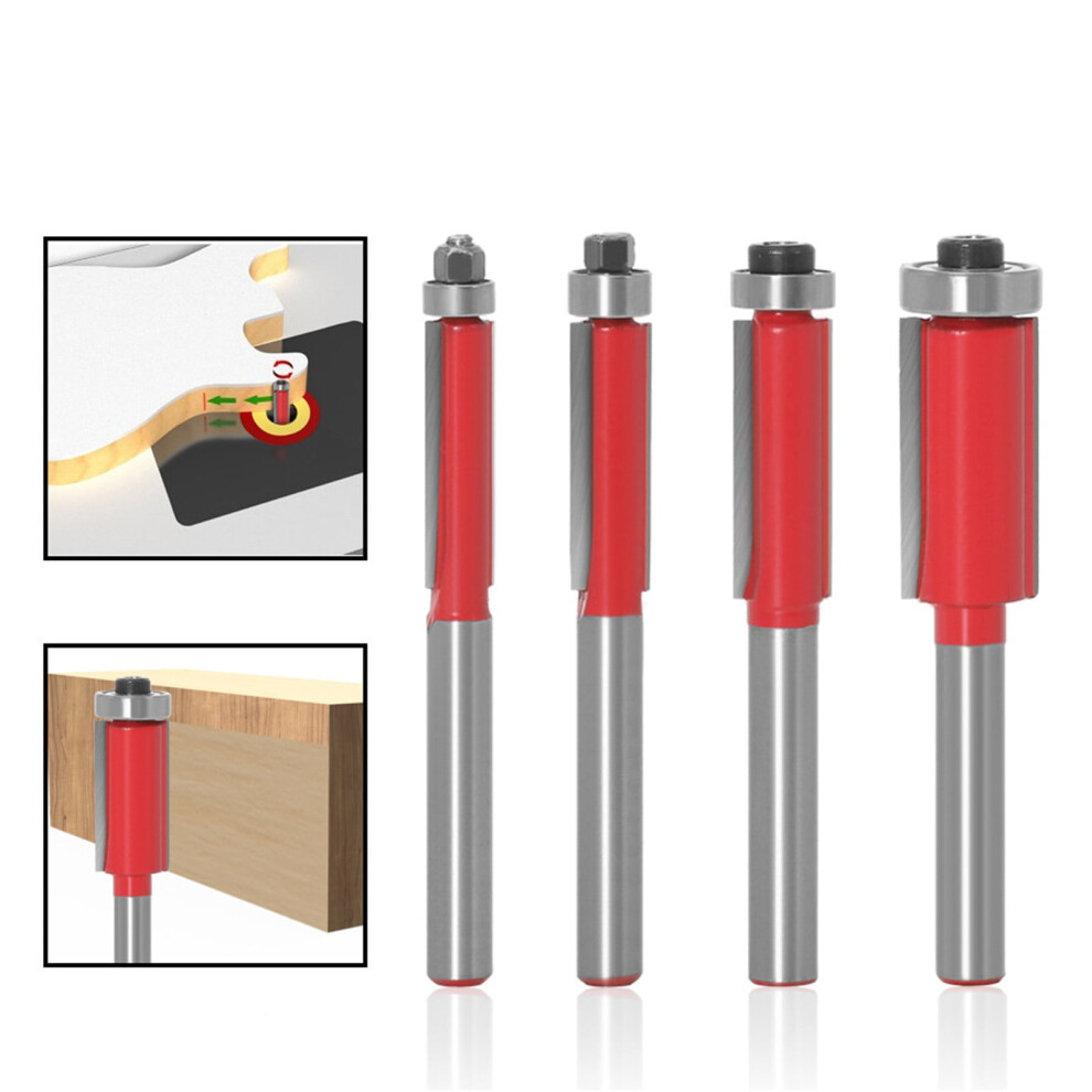6Mm Shank Straight Flush Trim Router Bit Woodworking Cutting Tool For Precision Edging And Trimming 9422877472987